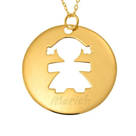 Big Girl Disc Necklace