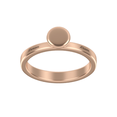 Engraved Cup Ring