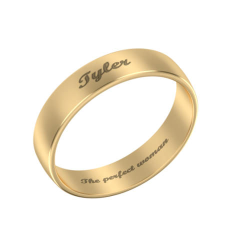 Personalized Name Band Ring