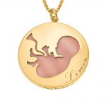 Baby Name Necklace gold