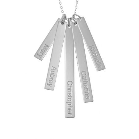 Mix Vertical Bar Necklace for Mom