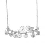 Love Birds Necklace silver