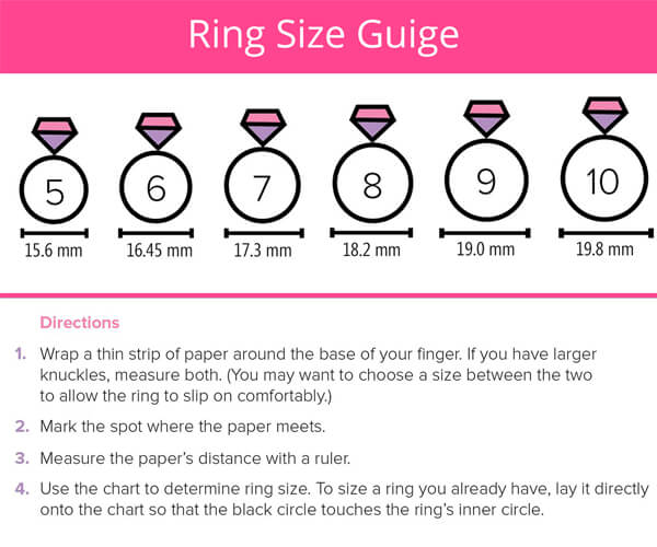 ring size guide new s